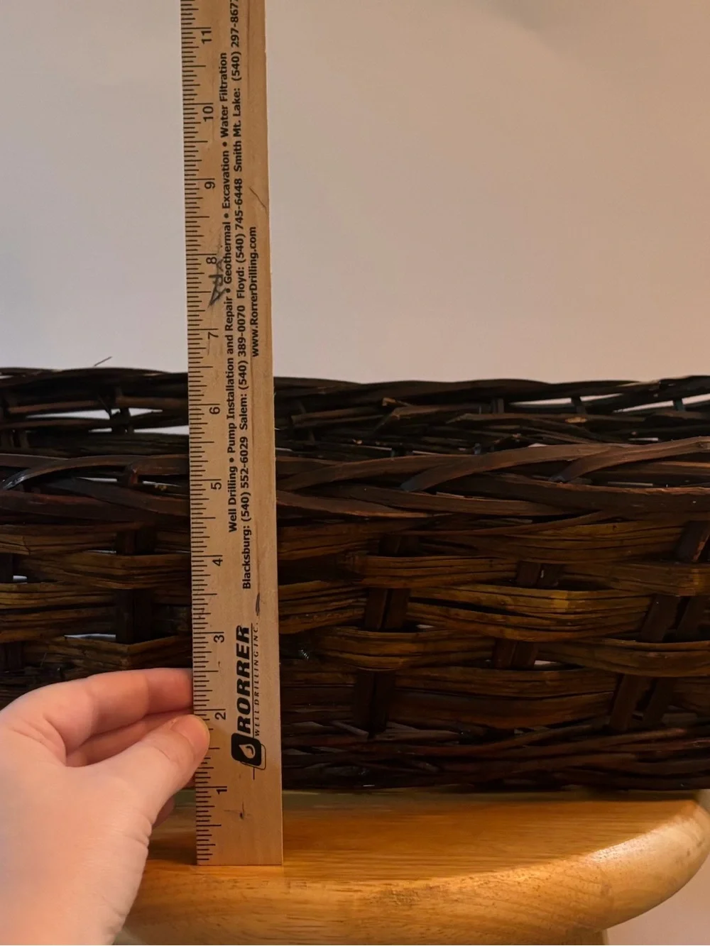 Rectangular Willow Basket